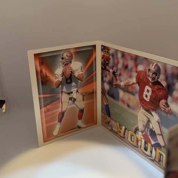 1994 Pacific Triple Folder Card Steve Young 49ers #29 (MISC3) - Picture 4 of 5